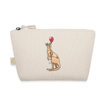 Ballon d’anniversaire kangourou - Trousse biologique - nature - Devant