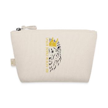 Be Your Own King - Lion Royal - Organic Pouch - nature - Front