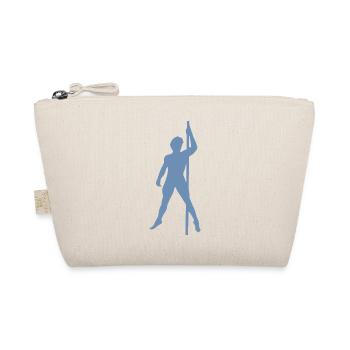 Men Silhouette Pole Dance Exotic Dance - Organic Pouch - nature - Front