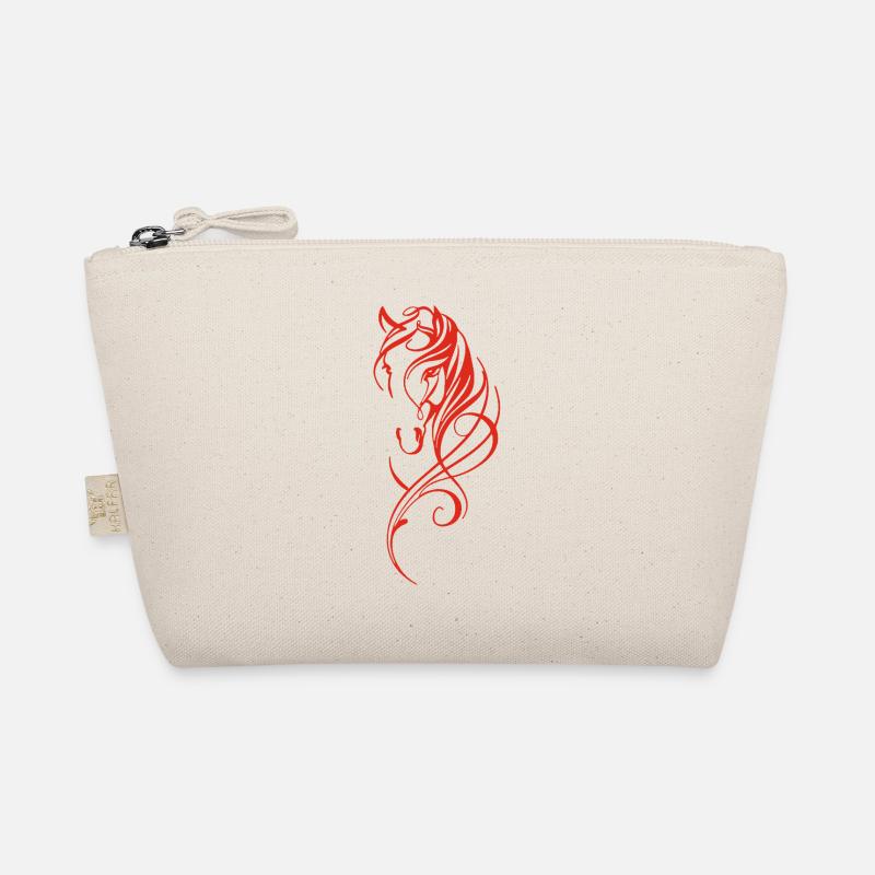 Red stylized chevas Organic Pouch