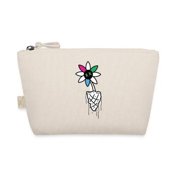 Illustration de crâne de fleur vive - Trousse biologique - nature - Devant