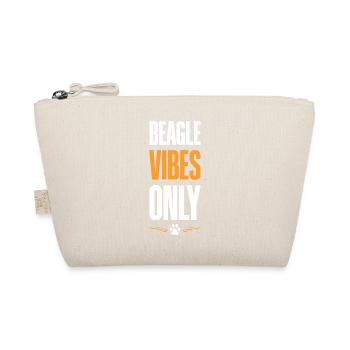 Beagle Vibes Nur Gute Laune - Bio-Täschchen - Natur - Vorne