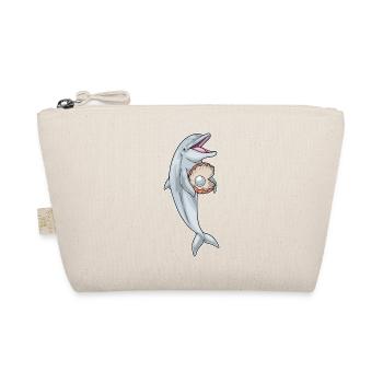 Delfin Perle - Bio-Täschchen - Natur - Vorne