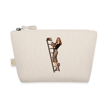 Librarian pinup - Organic Pouch - nature - Front