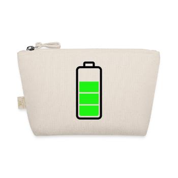 schwache Batterie - Bio-Täschchen - Natur - Vorne