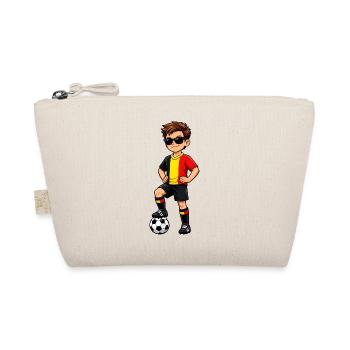 Football Boy Fan Belgique Drapeau belge - Trousse biologique - nature - Devant