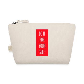 Do It For Yourself Inspirierend Selbstliebe Zitat - Bio-Täschchen - Natur - Vorne