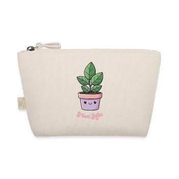 Plant Mom Kawaii Potted Plant - Organic Pouch - nature - Front