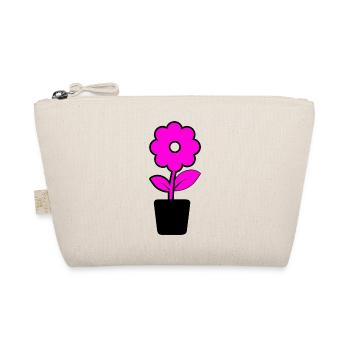 Blume - Bio-Täschchen - Natur - Vorne