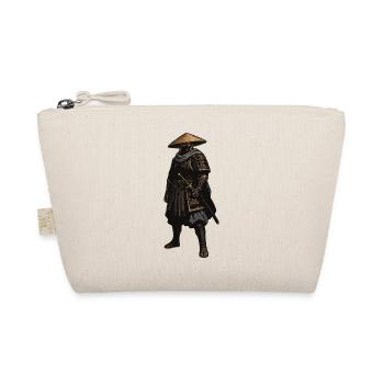 Samurai im Strohhut - Bio-Täschchen - Natur - Vorne