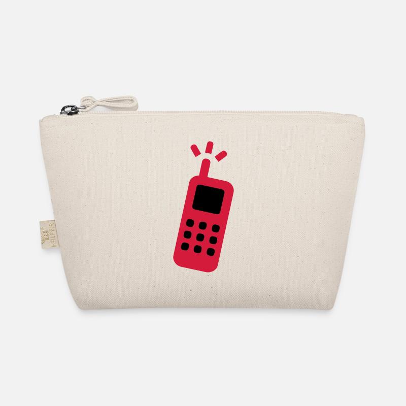 telefon handy cell fon festnetz Bio-Täschchen