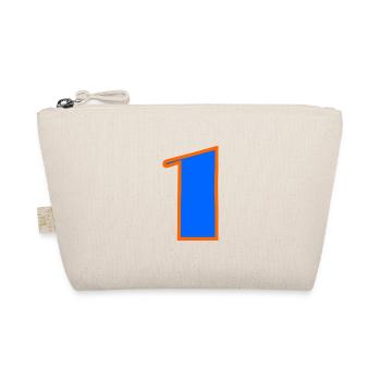 1 YEAR. 1ST ANNIVERSARY. BIRTHDAY 1 YEAR. ONE - Organic Pouch - nature - Front