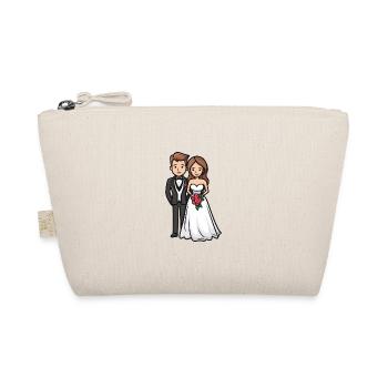 Jeunes mariés, Mariage, Mariée, Marié - Trousse biologique - nature - Devant