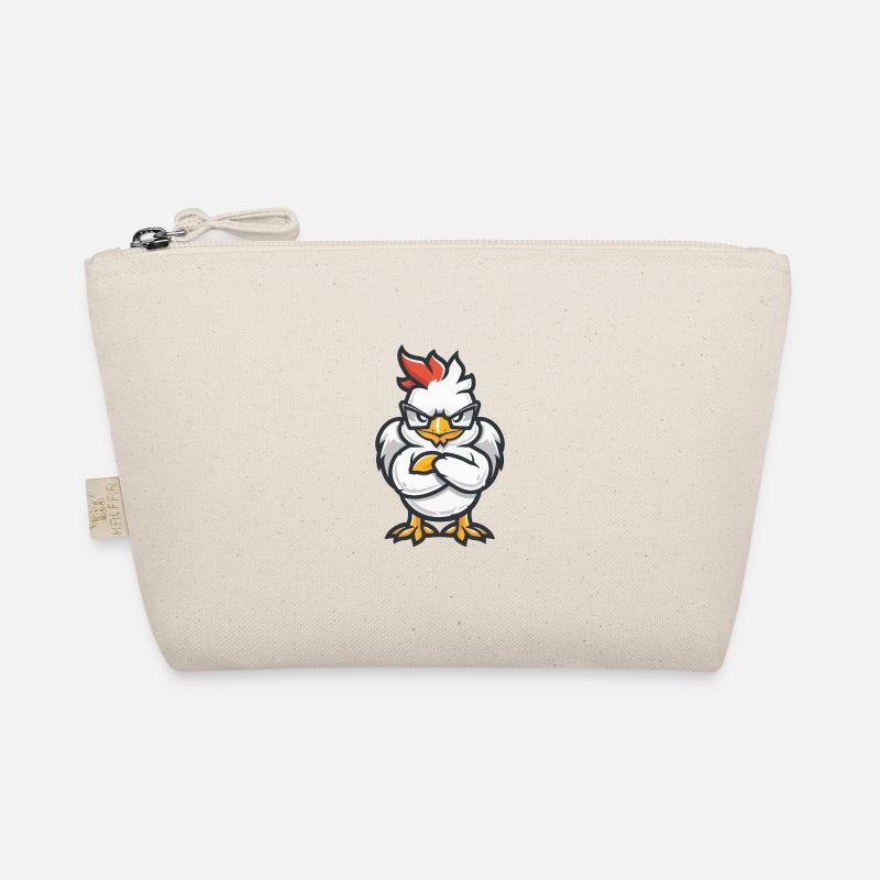 Huhn Comic Bio-Täschchen