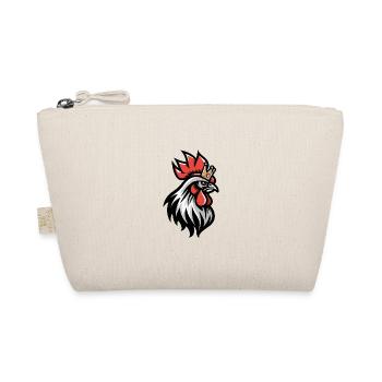 Rooster Head Crown - Organic Pouch - nature - Front