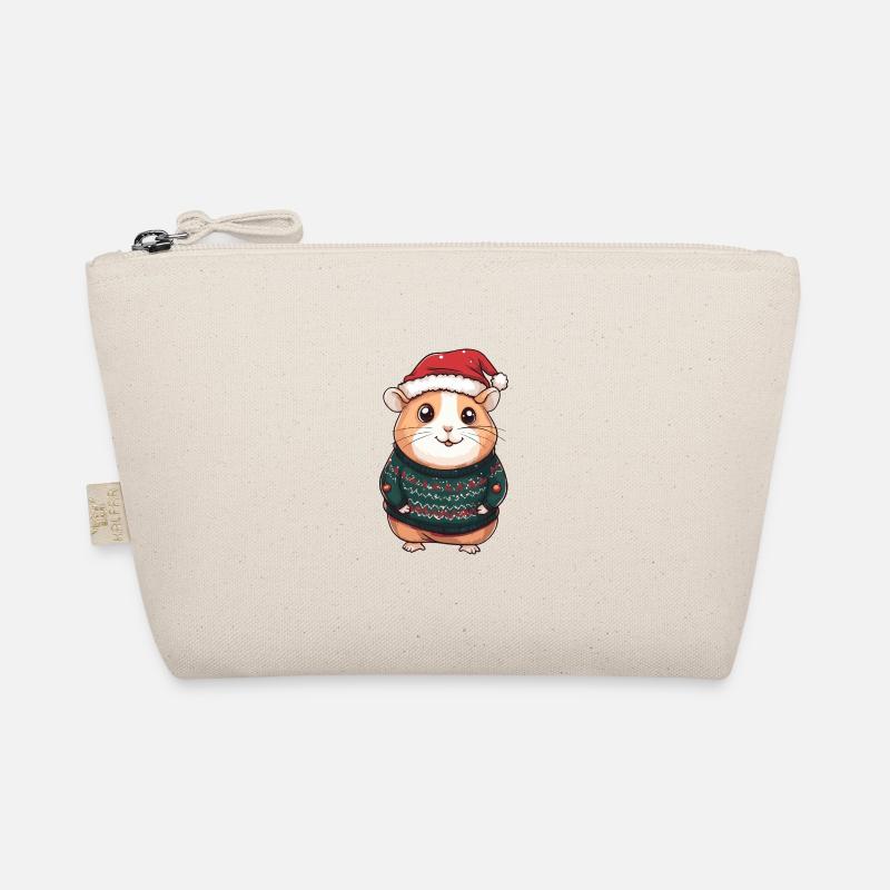 Hamster Christmas Comic Organic Pouch