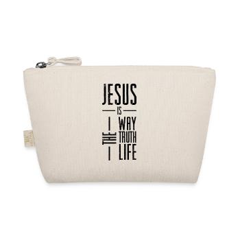 jesus away truth eternal life - Organic Pouch - nature - Front