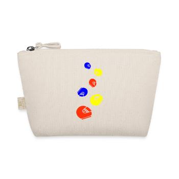 Racing driver helm racing Bunt - Organic Pouch - nature - Front