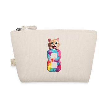 8 YEARS OLD CAT 8TH BIRTHDAY - Organic Pouch - nature - Front