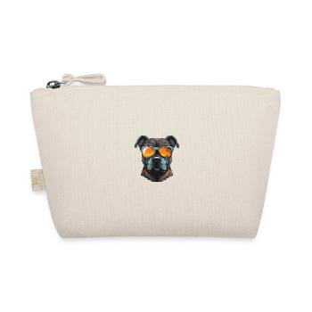 Portrait de chien Staffordshire Bull Terrier - Trousse biologique - nature - Devant
