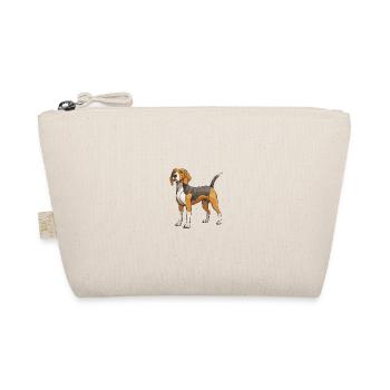 Beagle Hund - Bio-Täschchen - Natur - Vorne