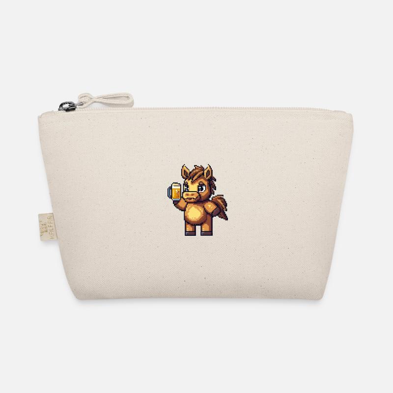 Pferd Bier Pixel Bio-Täschchen