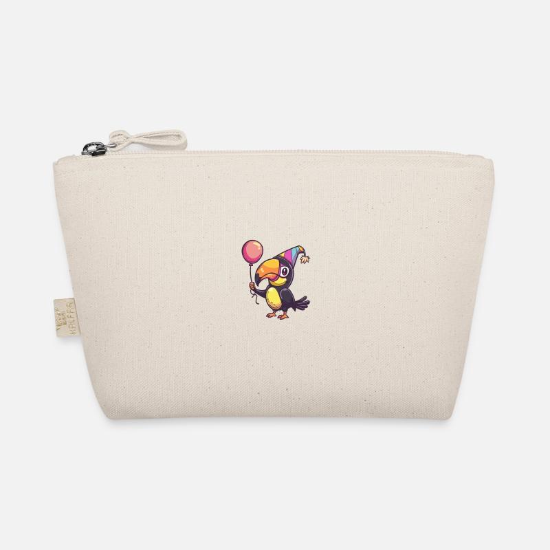 Tukan Vogel Geburtstag Comic Bio-Täschchen