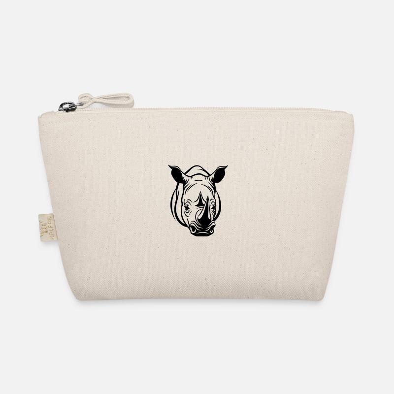 Nashorn Kopf Bio-Täschchen