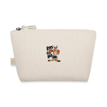 Kangaroo Boxing: Roos Can Box - Organic Pouch - nature - Front