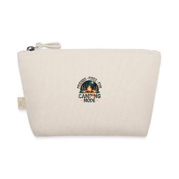 Camping Fashion Friends Fire Fun Forest - Organic Pouch - nature - Front