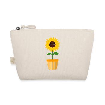 Fleur Motif Tournesol des années 70 - Trousse biologique - nature - Devant