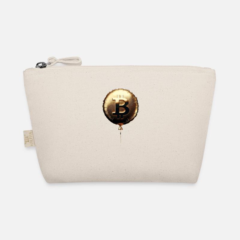 Bitcoin Gold Foil Balloon Party Rally Gift Organic Pouch