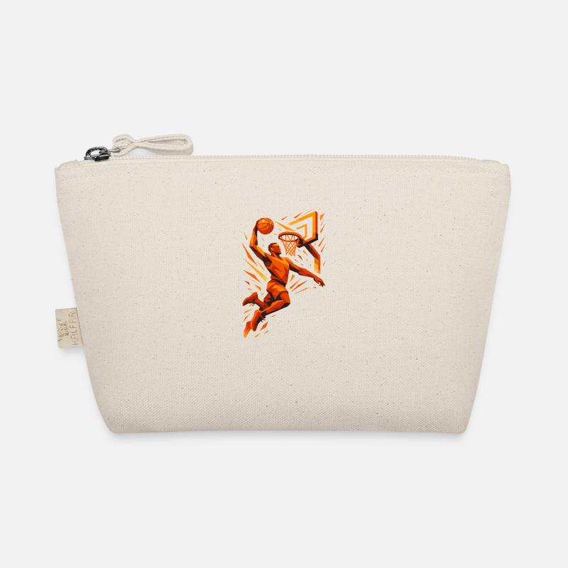 Basketball Slam Dunk Throw Player Dunking Gift Organic Pouch