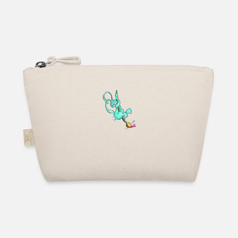 Zeichnerbunny mit Pinsel Bio-Täschchen