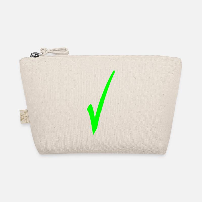 Hooks in green Organic Pouch