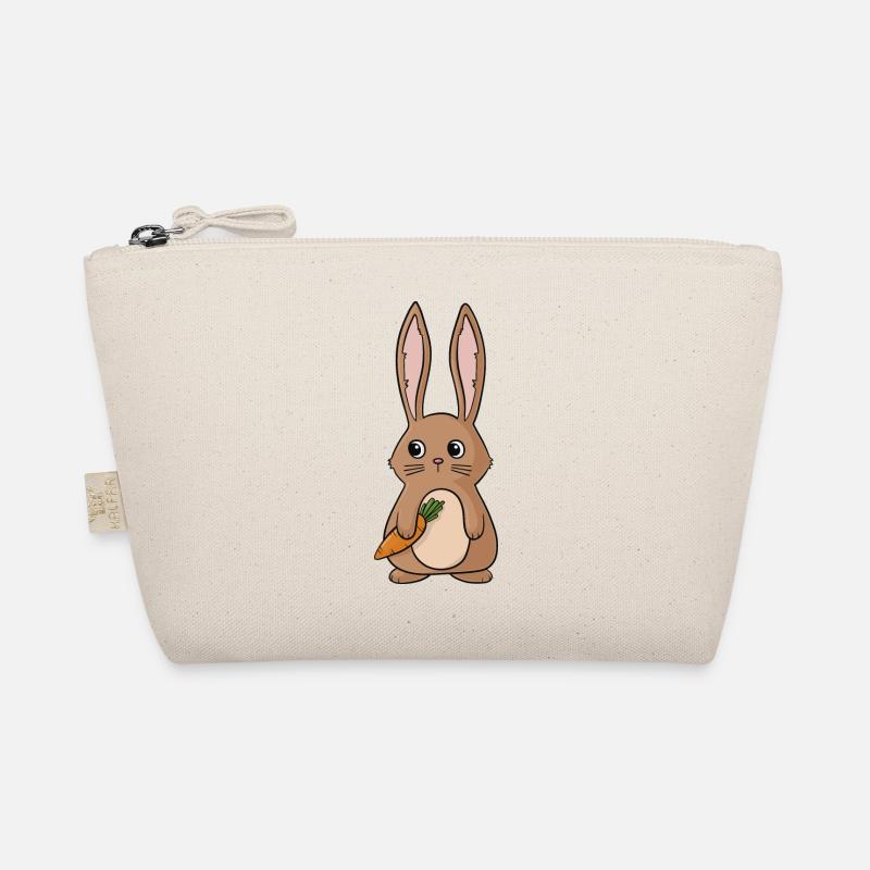 Cartoon easter bunny Organic Pouch