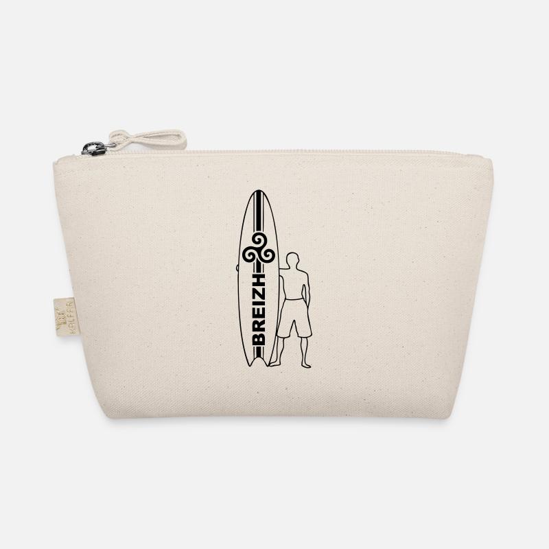breizh bretagne Surfen Mode Bio-Täschchen