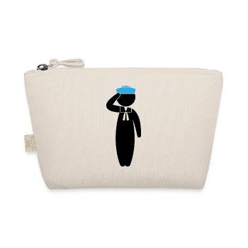 A sailor saluting - Organic Pouch - nature - Front