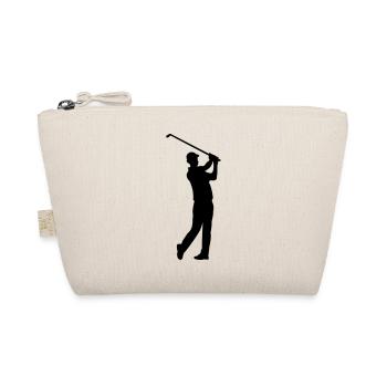 golfer - Bio-Täschchen - Natur - Vorne