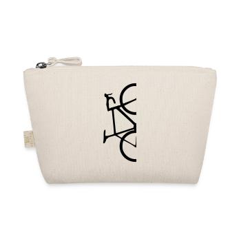 Half road bike. gift - Organic Pouch - nature - Front