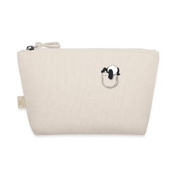 Pocket Funny Panda - Organic Pouch - nature - Front