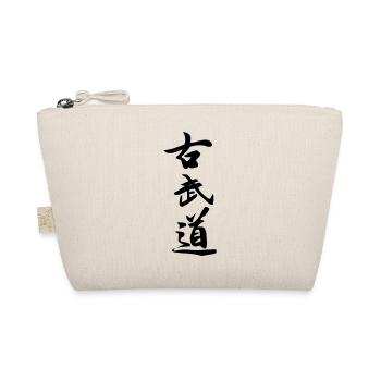 Kobudo schwarzes japanisches Schriftzeichen Kanji - Bio-Täschchen - Natur - Vorne