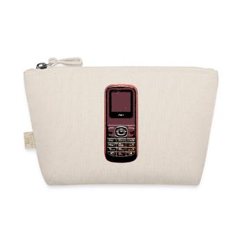 old cell phone - Organic Pouch - nature - Front