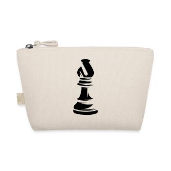 bishop läufer figur schach chess symbol Vektor - Bio-Täschchen - Natur - Vorne