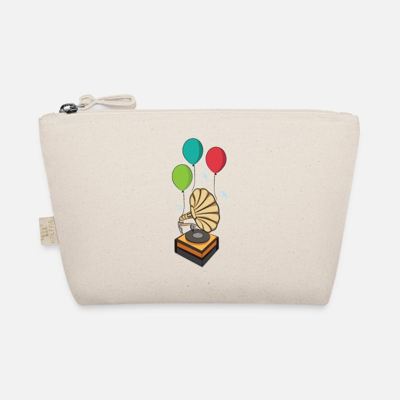 Grammophon mit Ballons Bio-Täschchen