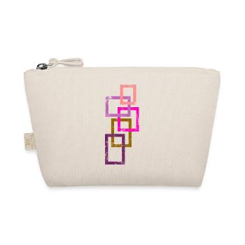 Géométrie Minimal Pattern - Couleurs Ornement Design - Trousse biologique - nature - Devant