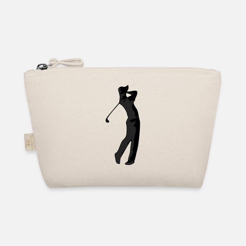 Golfer's silhouette Organic Pouch