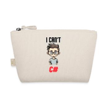 I can't C# - Bio-Täschchen - Natur - Vorne