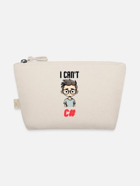 I can't C# - Bio-Täschchen - Natur