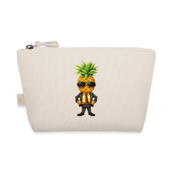 Ananas Gangster avec lunettes de soleil Cool Design - Trousse biologique - nature - Devant